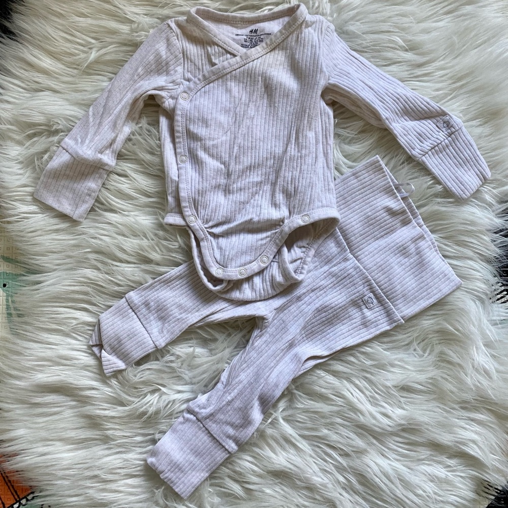 🧸🧸 H&M Wrap Over Bodysuit with Pants